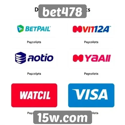 Métodos de pagamento disponíveis na bet478